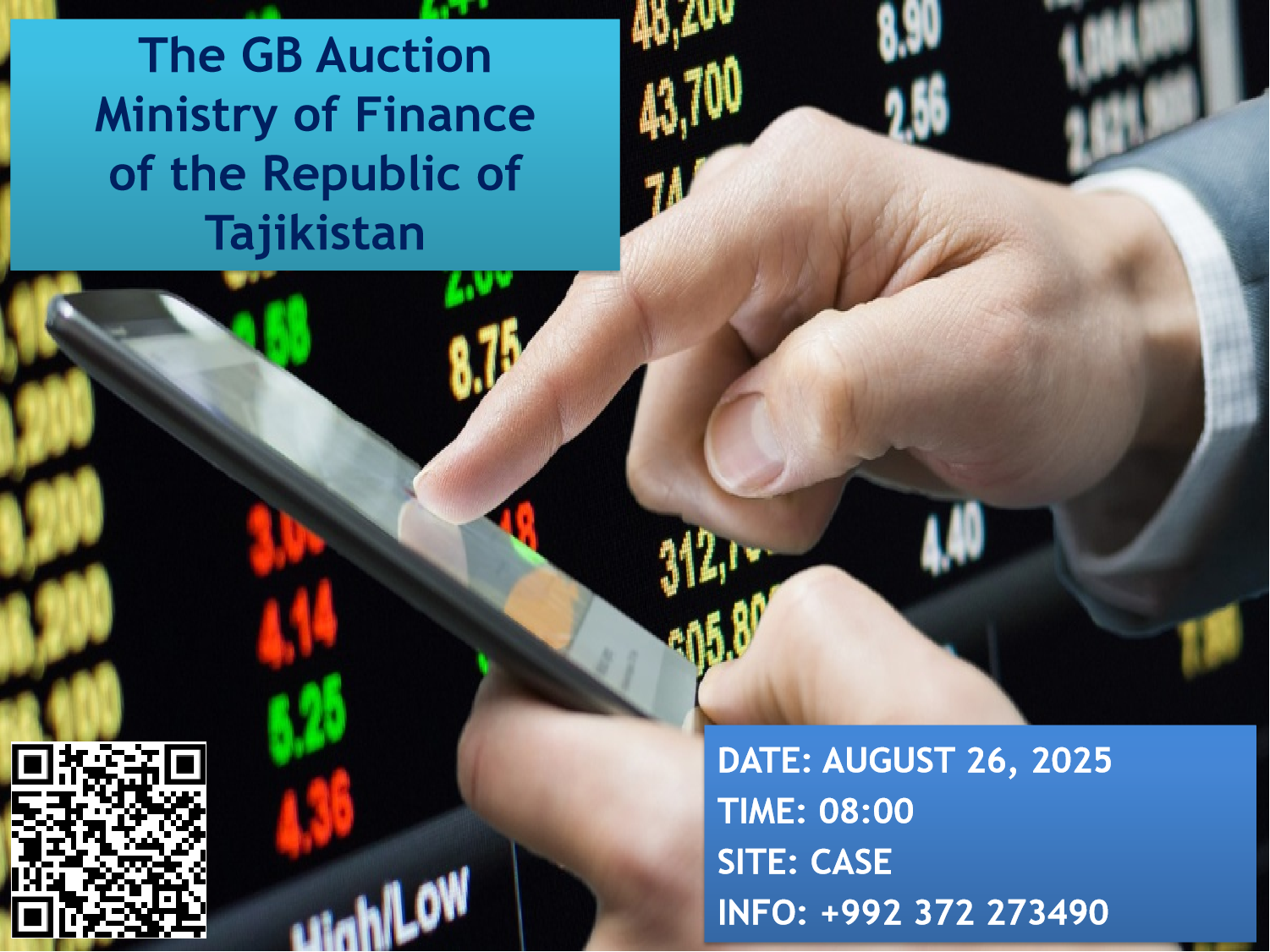 The next GB auction is on August 26, 2025